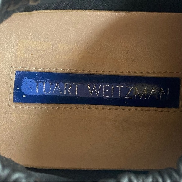 Stuart Weitzman SW-612 Suede Slip-On Sneakers Black Size 5.5 - Picture 8 of 11